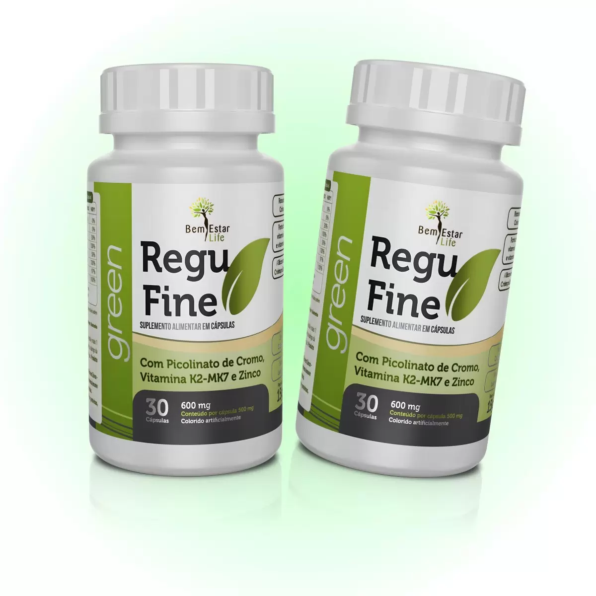 KIT BLACK COM REGU FINE GREEN - BRINDE REGU FINE GREEN