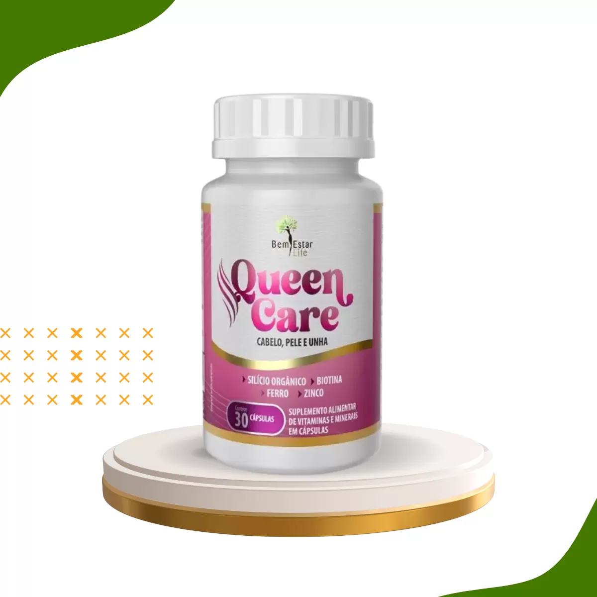 QUEEN CARE - CABELO E UNHAS FORTES E SAUDAVEIS