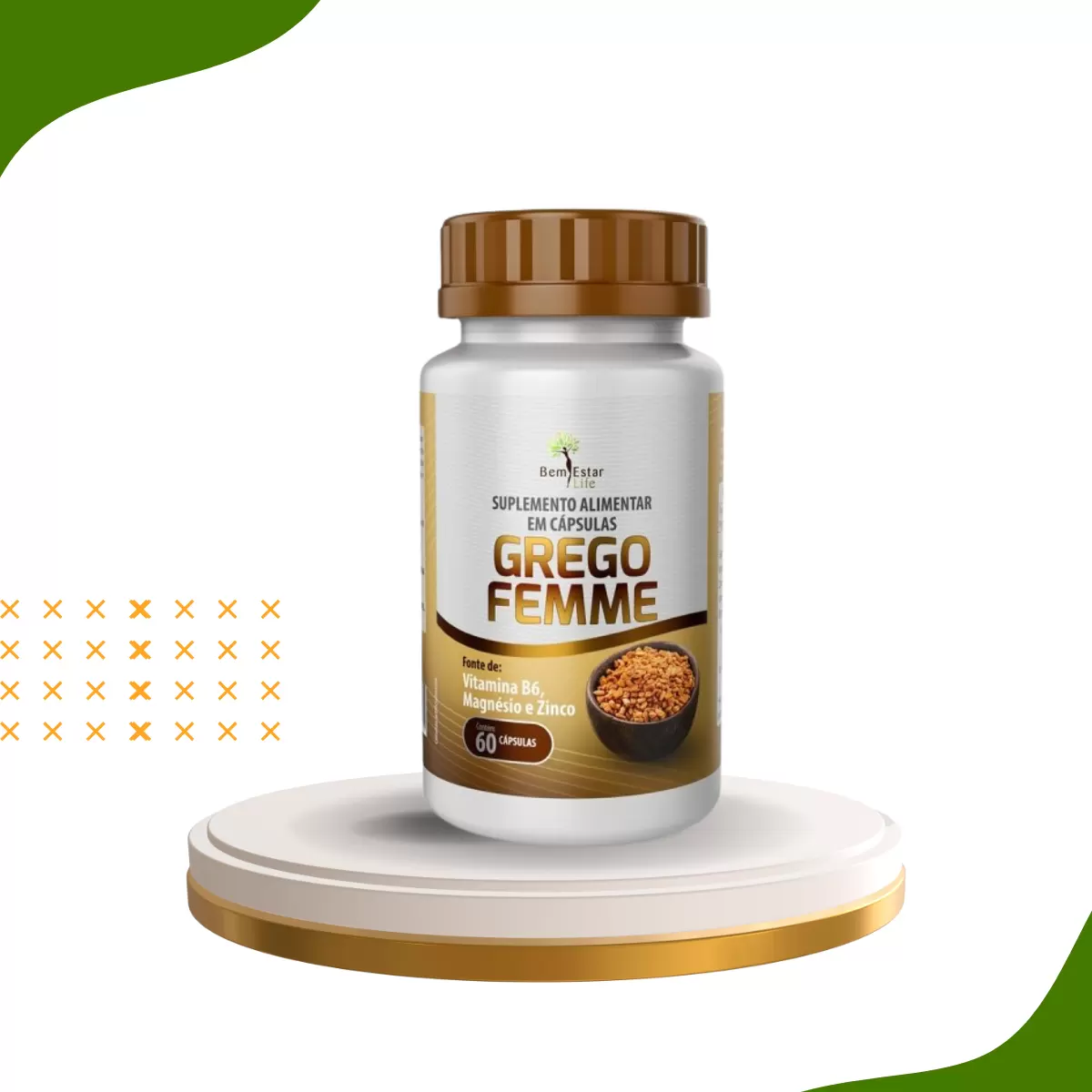 GREGO FEMME PARA SAÚDE DA MULHER -60 caps