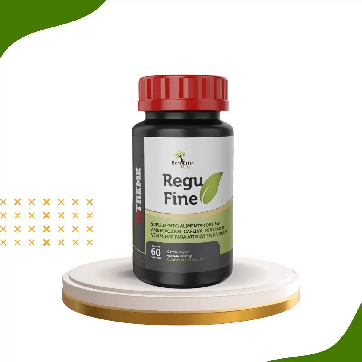 REGU FINE XTREME - TERMOGENICO *NÃO E INIBIDOR* 60 CAPSULAS