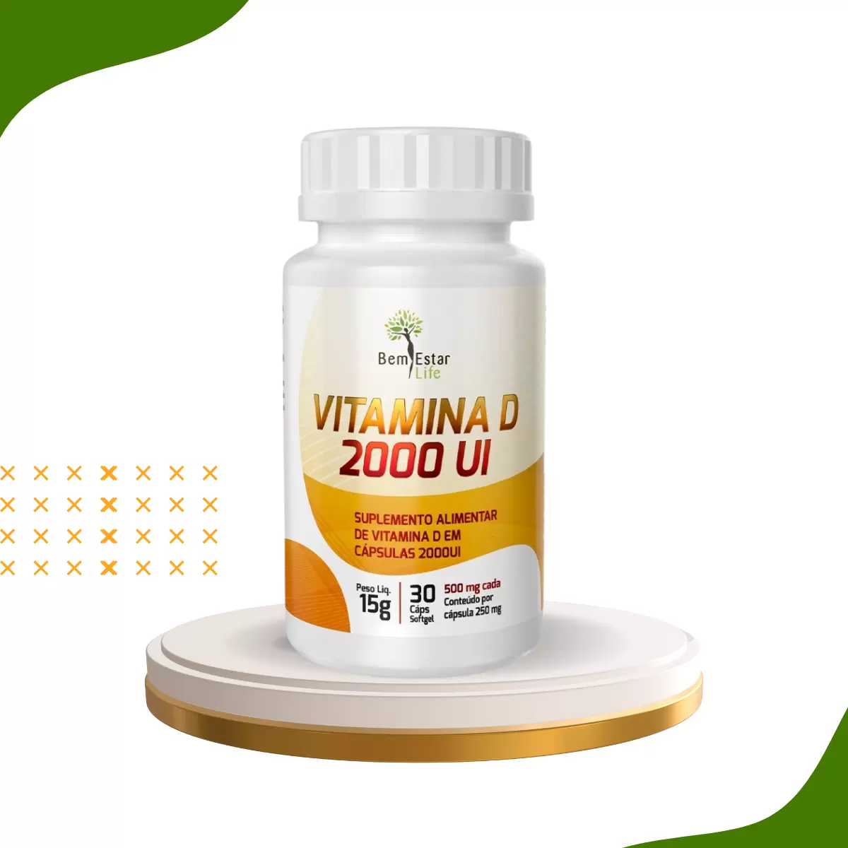 VITAMINA D - 2000 UI - 30 Caps