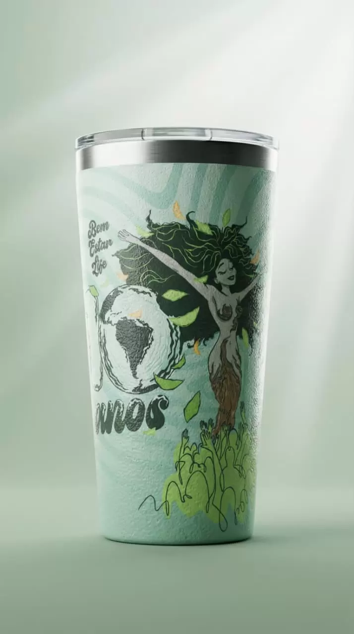 COPO TERMICO *GLUCK - PERSONALIZADO COMEMORATIVO 10 ANOS