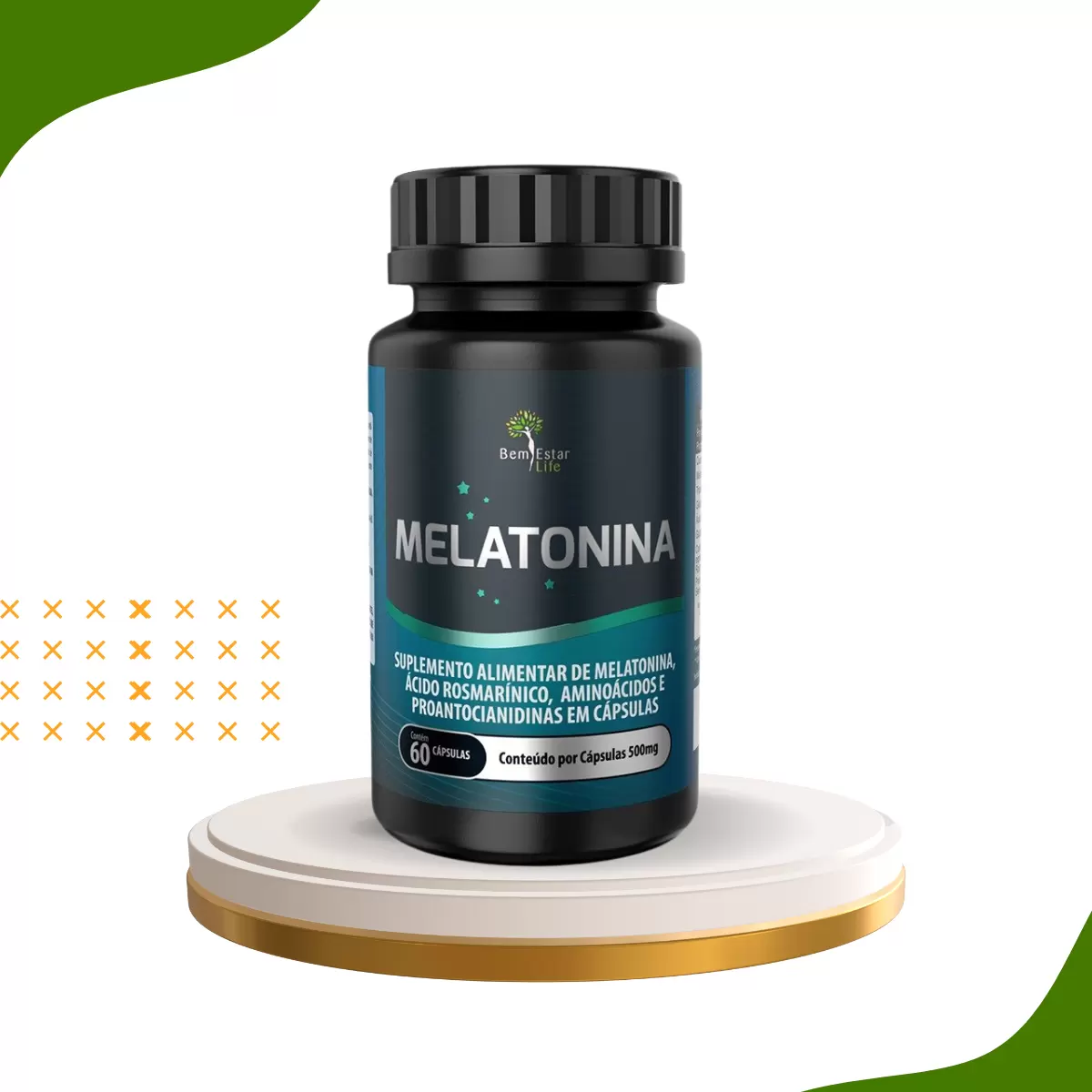 MELATONINA COM TRIPTOFANO - 60 CAPSULAS