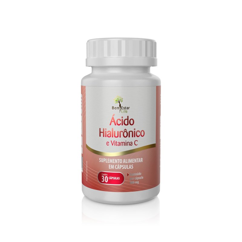 ACIDO HIALURÔNICO COM VITAMINA C - 30 CAPSULAS