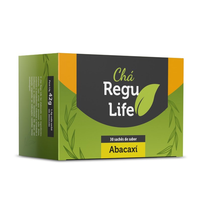 CHA REGU LIFE 30 SACHET * SABOR ABACAXI*