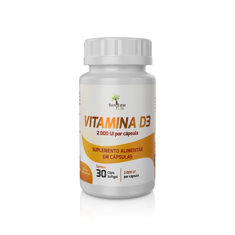 VITAMINA D - 2000 UI - 30 CAPSULAS