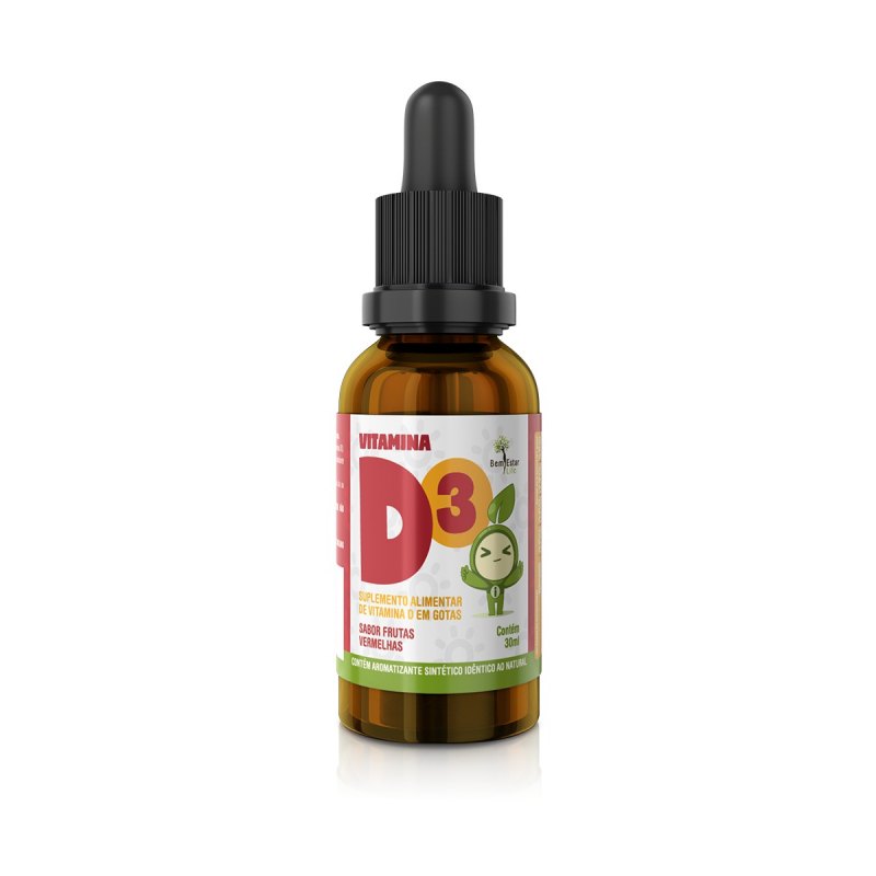 INFANTIL VITAMINA D3 KID - 200UI POR GOTA 30ML