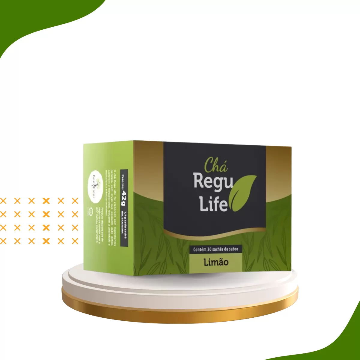 CHÁ REGU LIFE 30 SACHET -SABOR LIMÃO