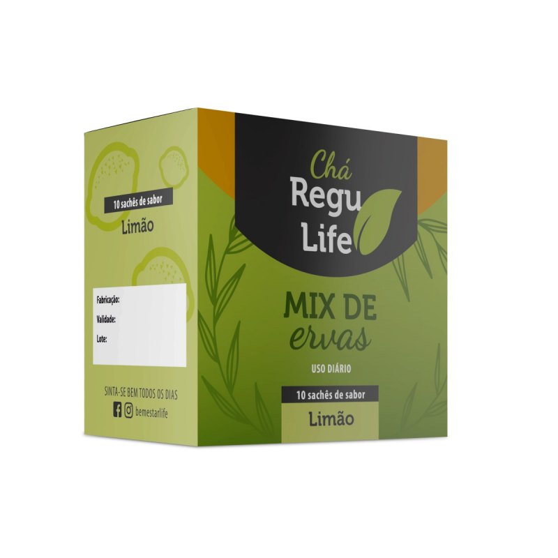 CHA REGU LIFE - 10 SACHET LIMAO