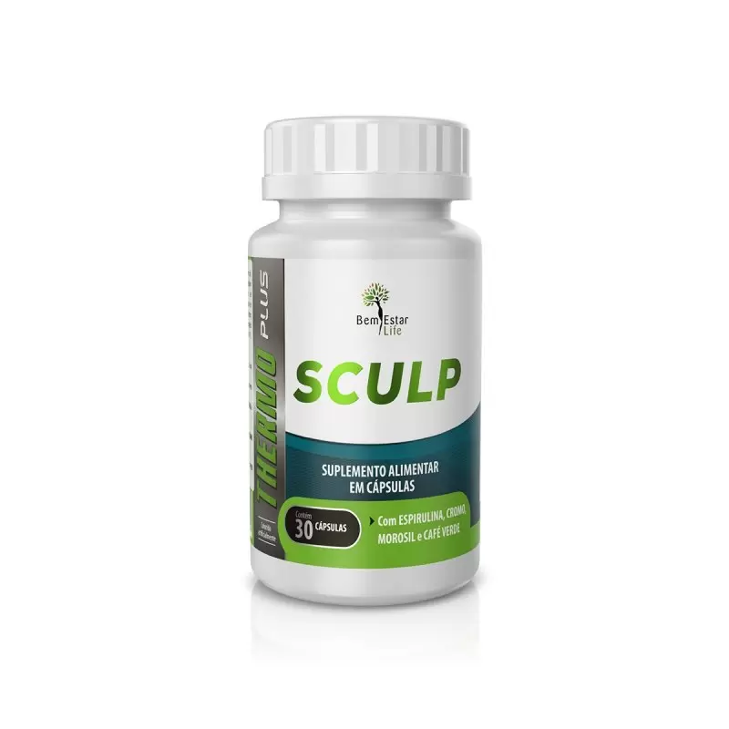 SCULP THERMO PLUS  *NÃO E INIBIDOR* morosil/cafe verde - 30 capsulas